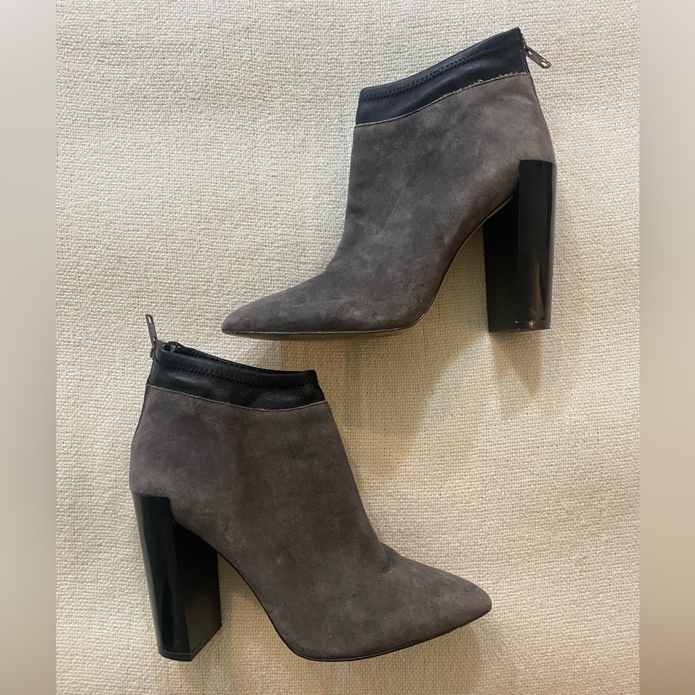 Saks Fifth Avenue suede booties